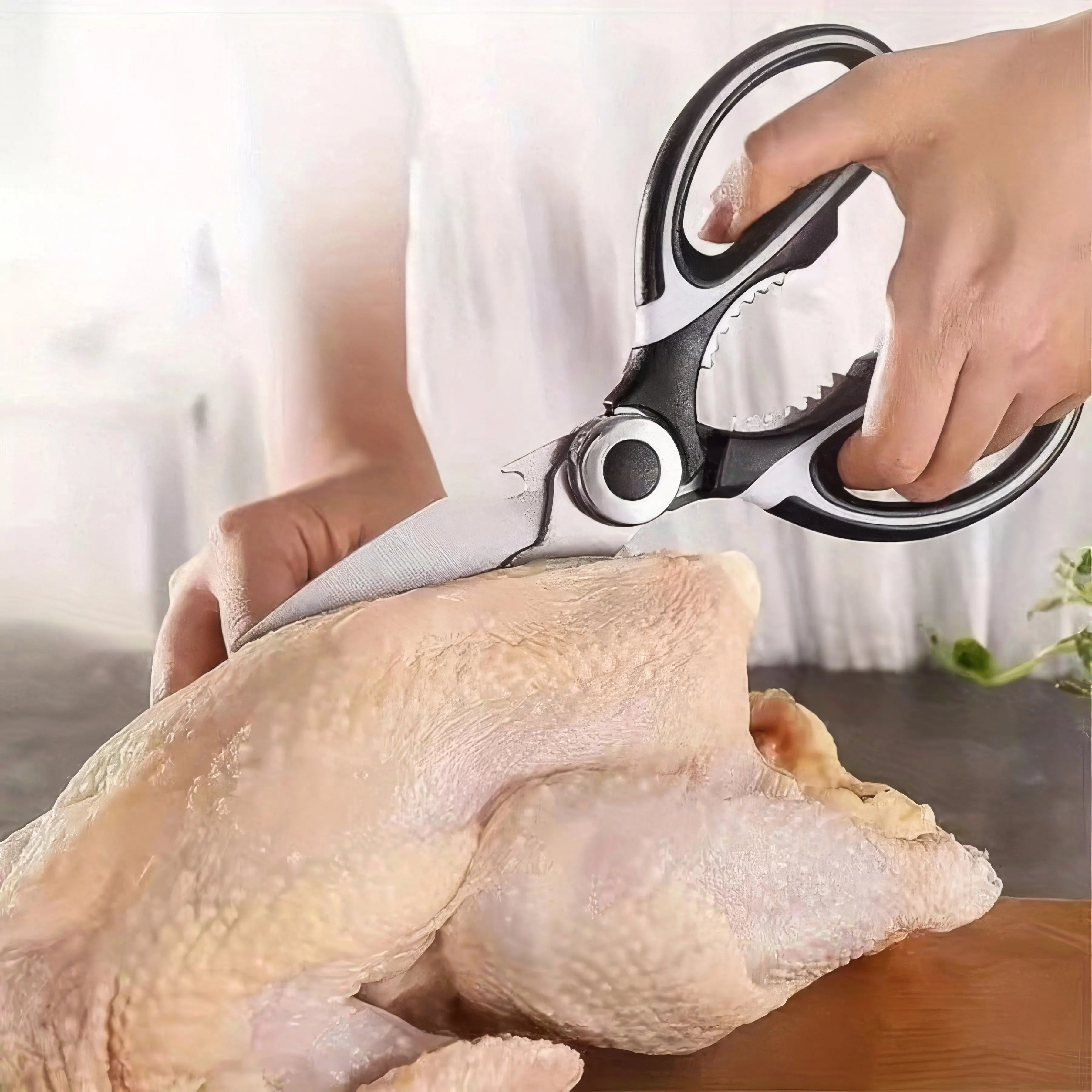 Heavy-Duty Kitchen Scissors - Sharp Poultry and Meat Shears