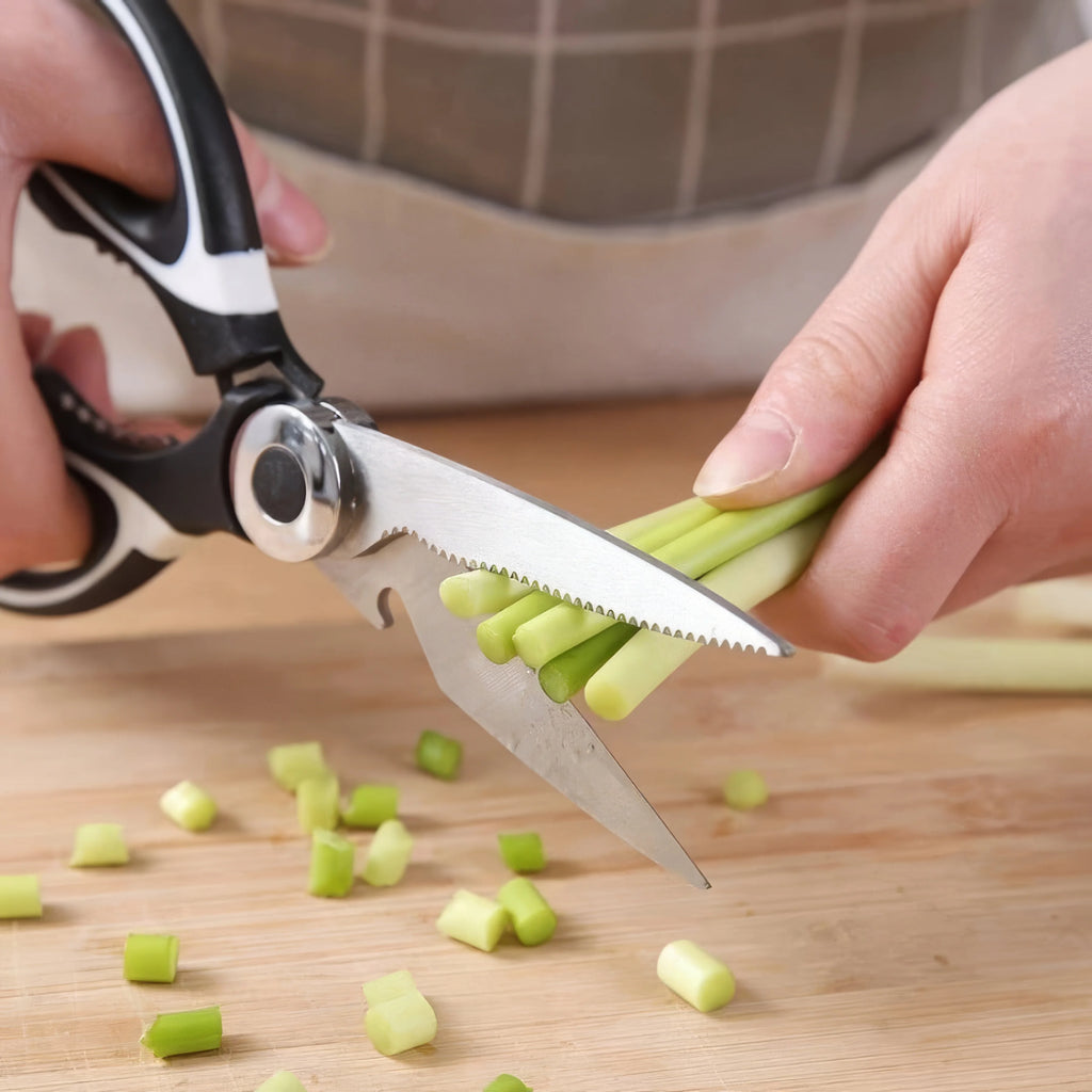 Multi-Purpose Kitchen Scissors - Heavy-Duty Shears with Ergonomic Handle