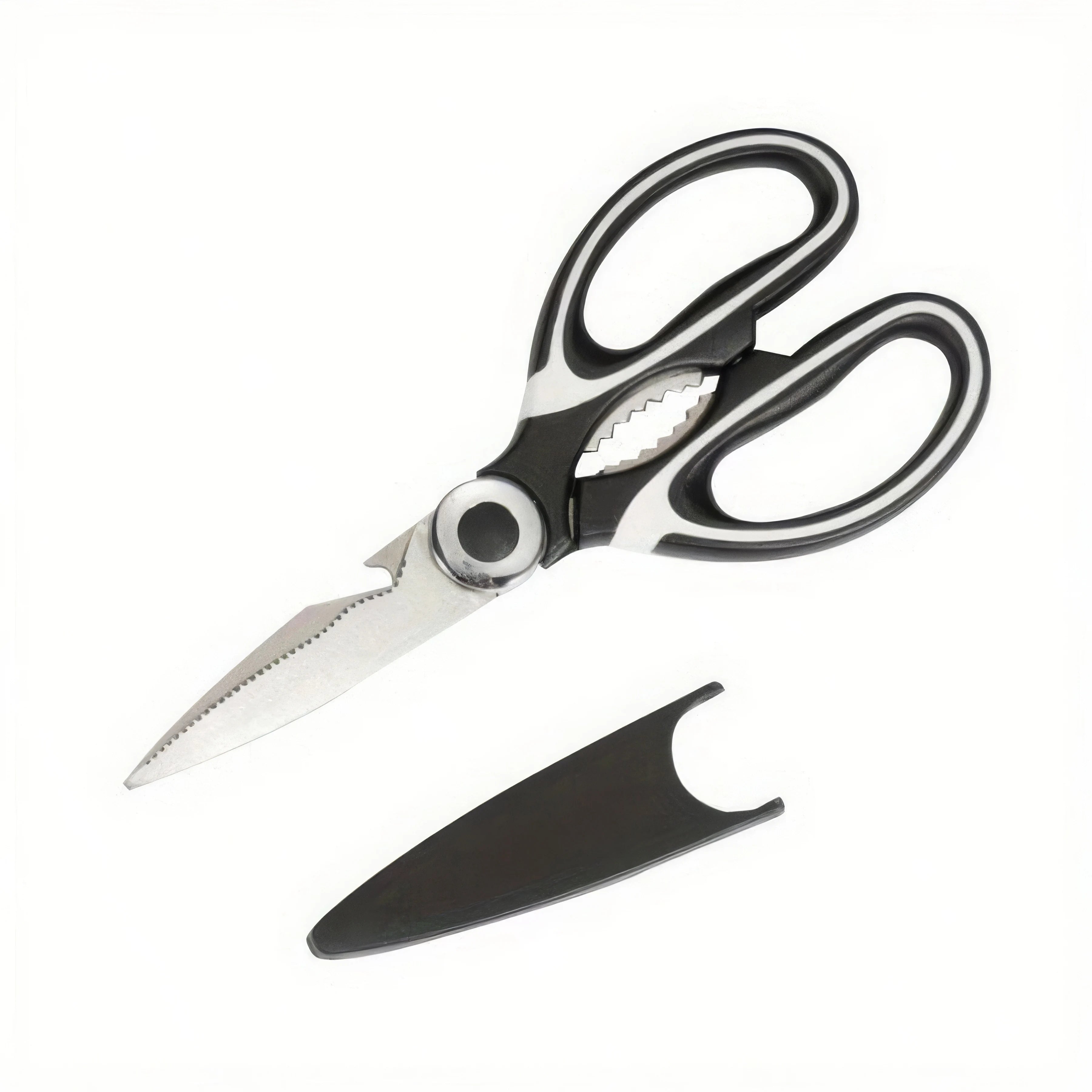Multi-Purpose Kitchen Scissors - Heavy-Duty Shears with Ergonomic Handle