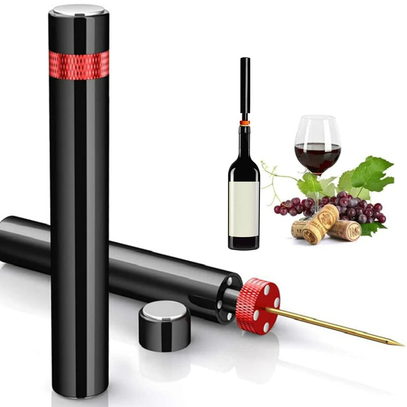 Air Pressure Wine Opener - Portable Stainless Steel Pin