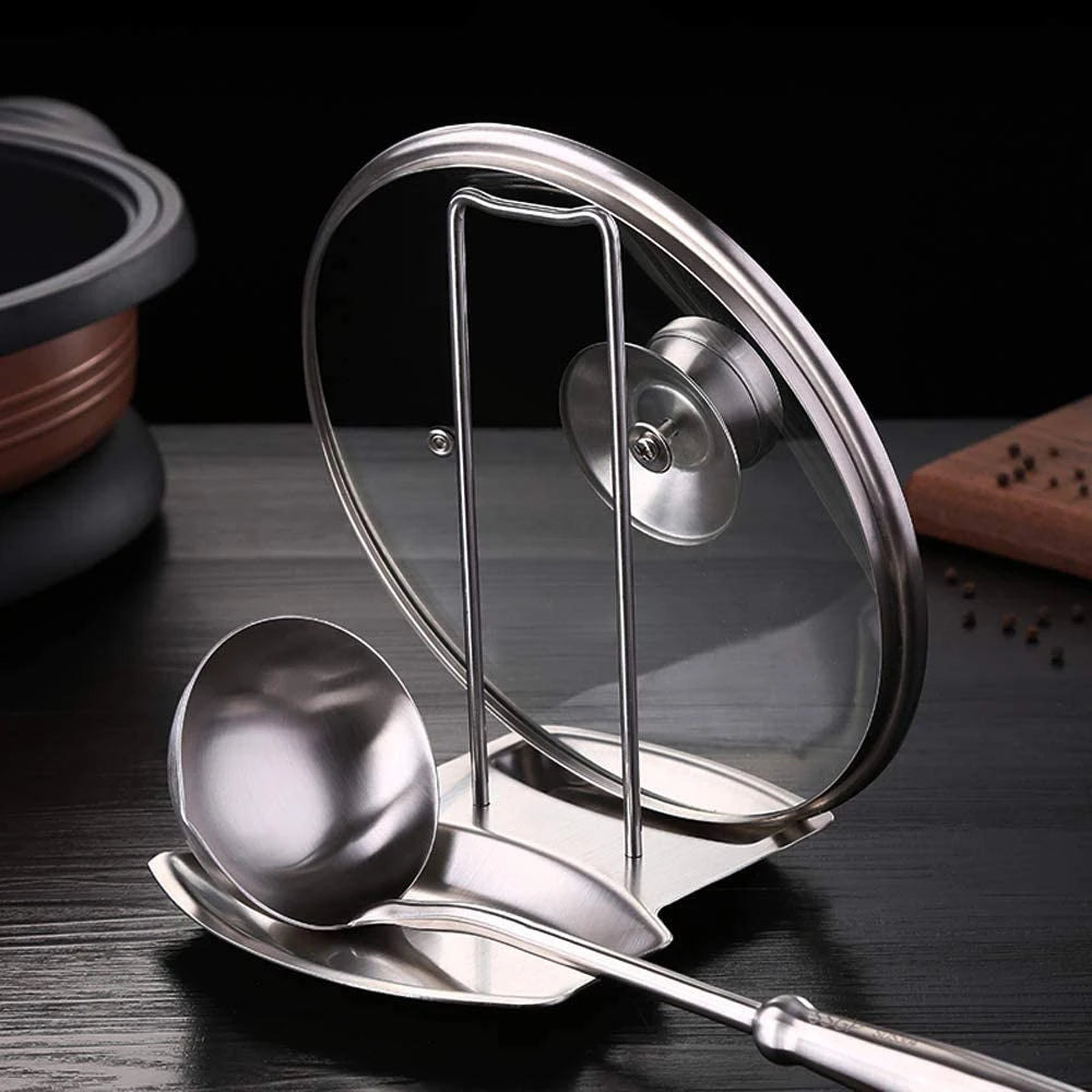 Pot Lid Rack Organizer - Detachable Multi-Function Stand