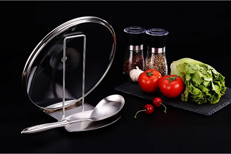 Pot Lid Rack Organizer - Detachable Multi-Function Stand