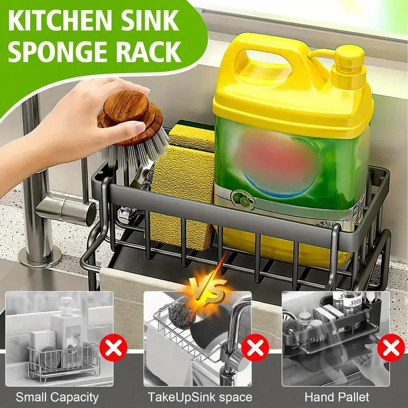 Over-Sink Drying Rack - Large Capacity Rust-Resistant Organizer