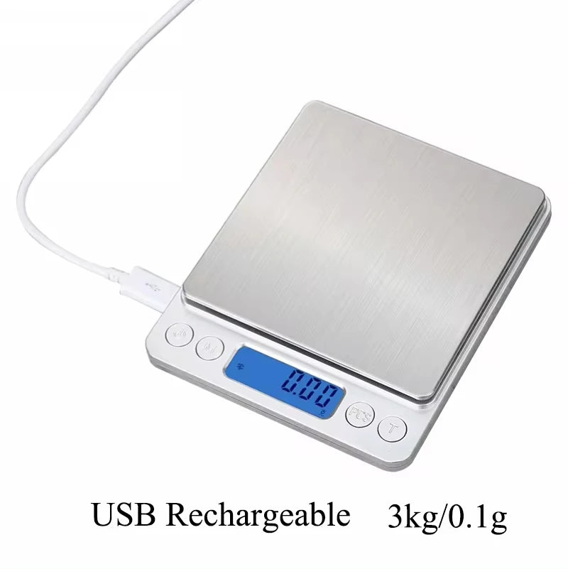 Precision Digital Kitchen Scale - 500g with 0.01g Accuracy