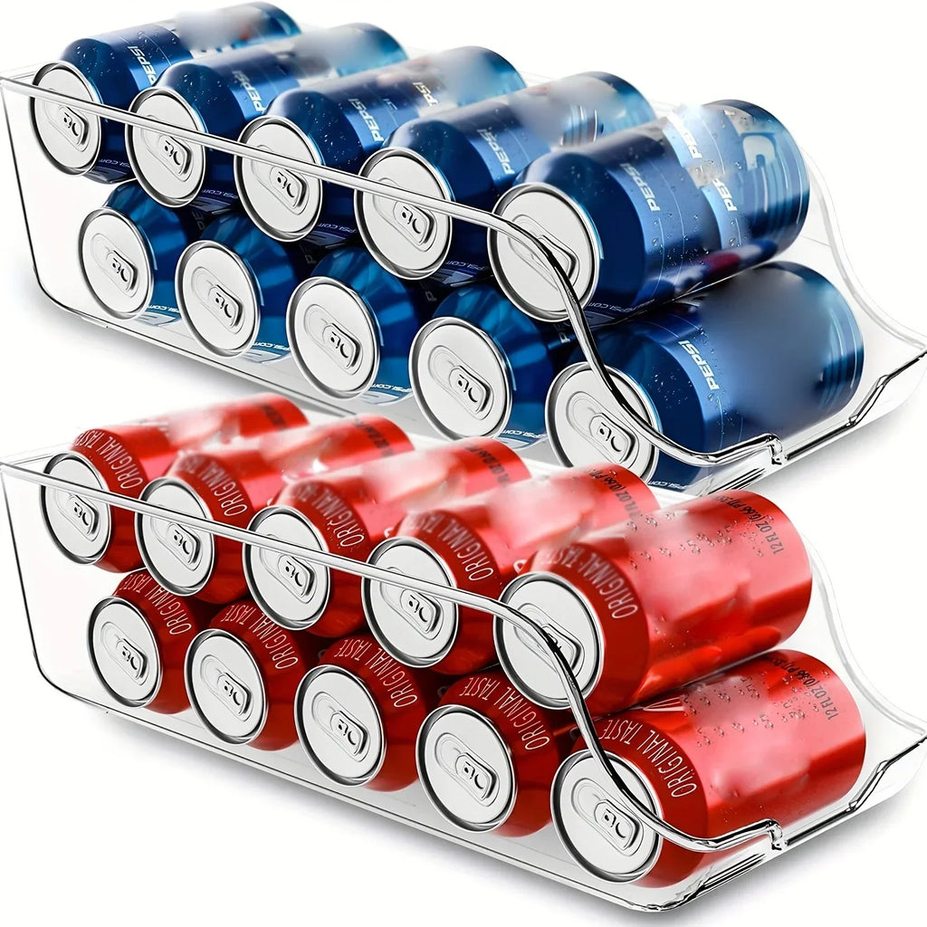 Refrigerator Can Organizer - Soda and Beverage Storage Basket