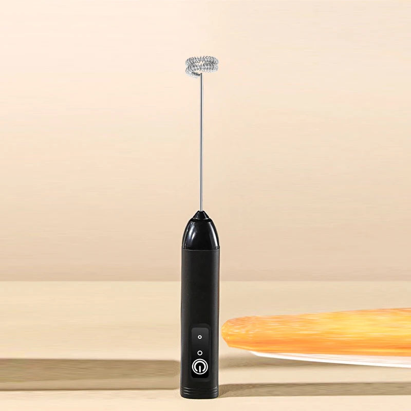 Electric Milk Frother - Handheld Egg Beater and Coffee Foamer
