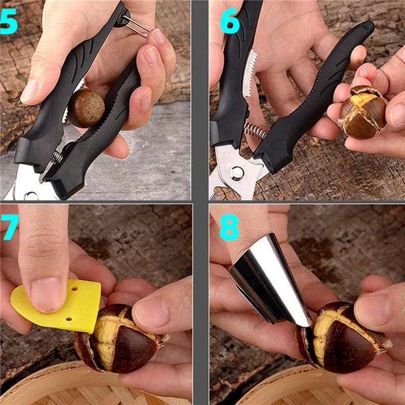 Multipurpose Chestnut Scissors - Shell Peeling and Cutting Tool