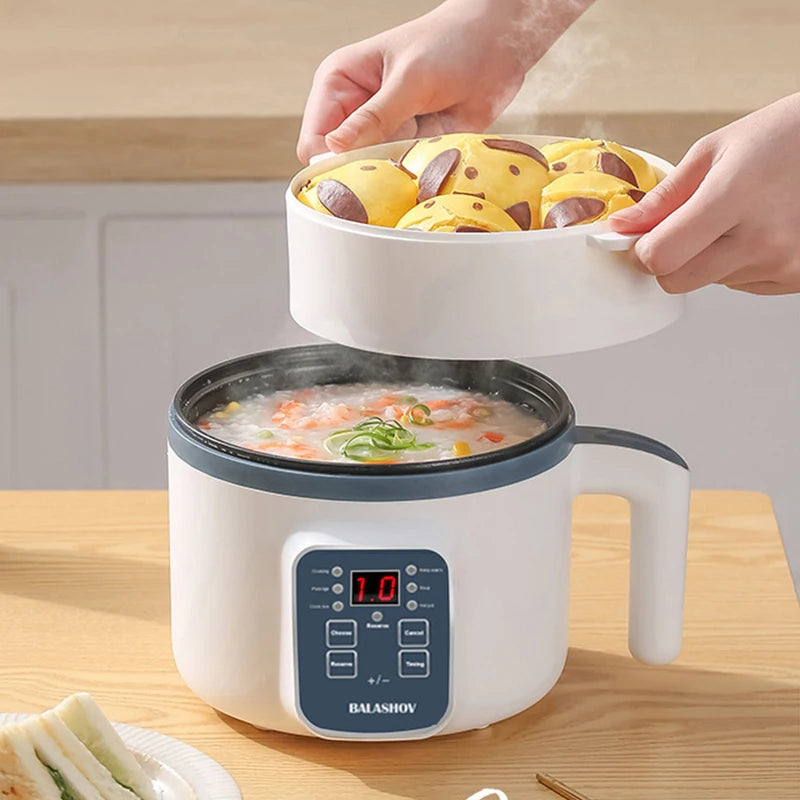 1.7L Electric Rice Cooker - Multi-Function Steamer Pot