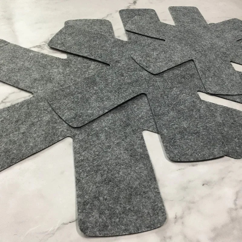 Heat-Resistant Felt Mats - 3PCS Non-Woven Pot Protectors