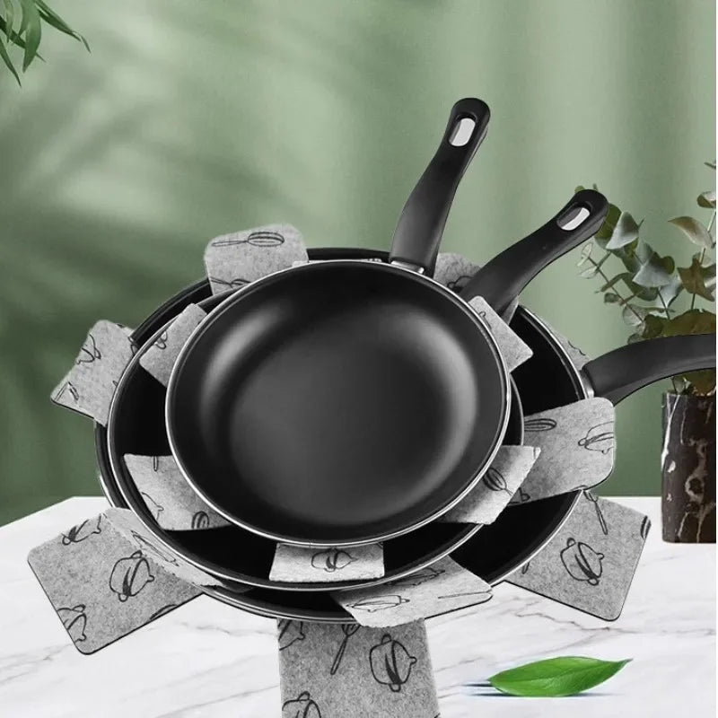 Heat-Resistant Felt Mats - 3PCS Non-Woven Pot Protectors