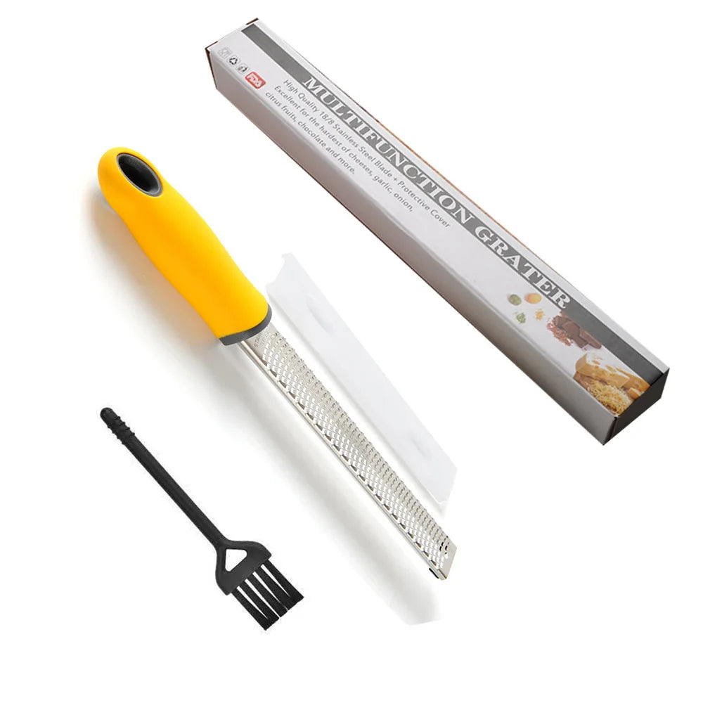 Stainless Steel Grater - Multi-Purpose for Cheese, Chocolate, Lemon