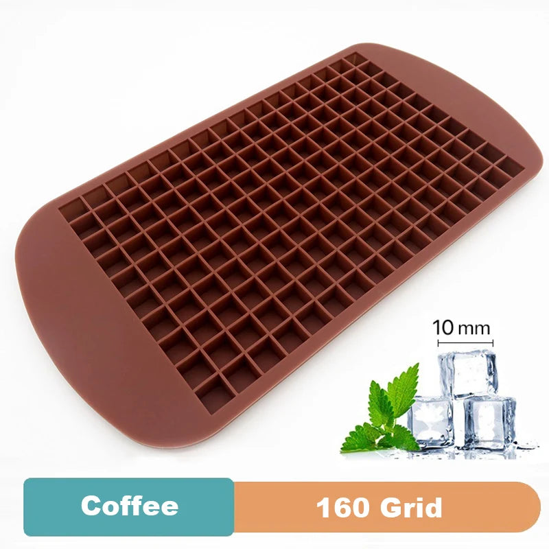 Large Ice Cube Tray - Jumbo Silicone Mold with Multiple Grids