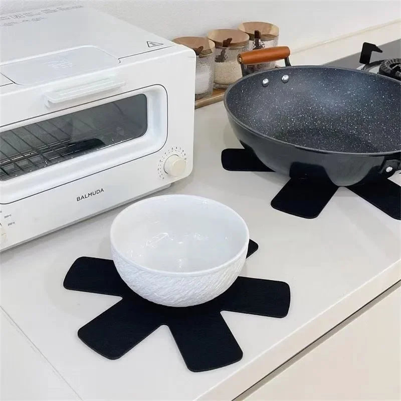 Heat-Resistant Felt Mats - 3PCS Non-Woven Pot Protectors