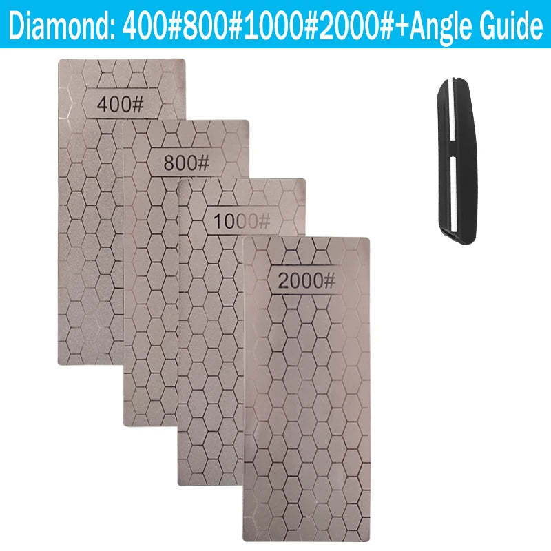 Diamond Knife Sharpening Stone - Whetstone Bar for Kitchen