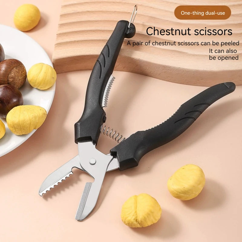 Multipurpose Chestnut Scissors - Shell Peeling and Cutting Tool