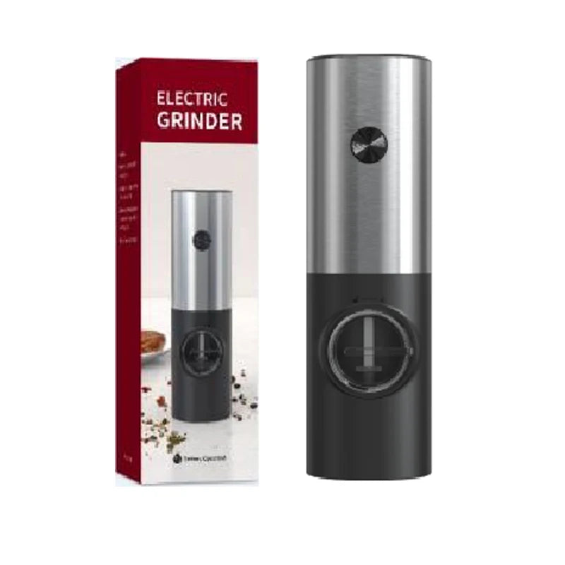 Electric Salt and Pepper Grinder Set - Automatic with LED Light