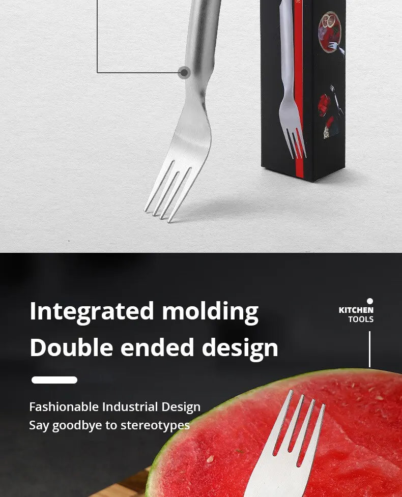 2-in-1 Watermelon Slicer - Portable Fork and Cutter Tool
