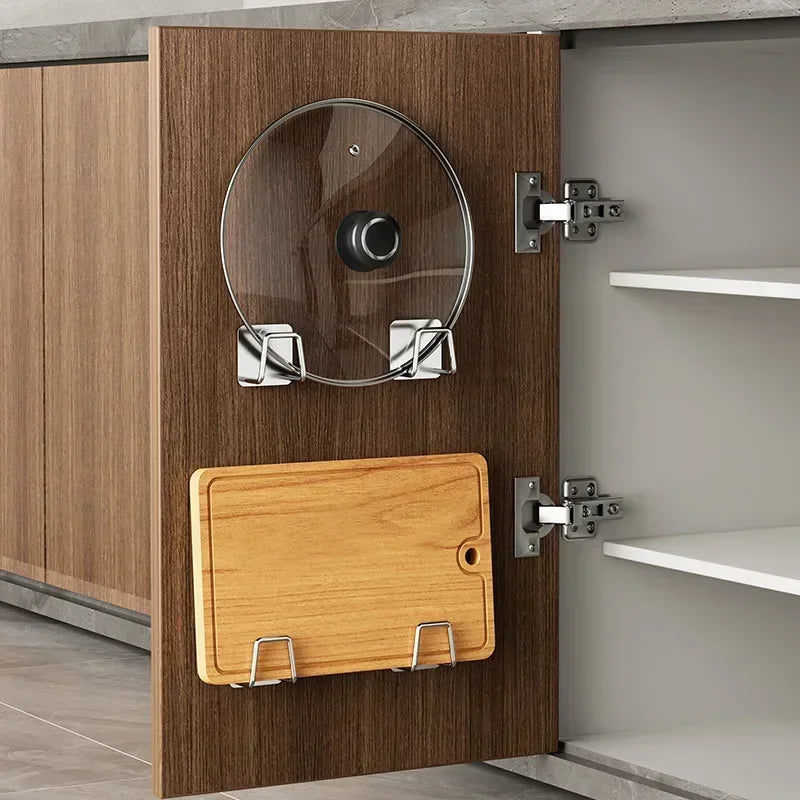 Stainless Steel Sink Sponge Holder - Self-Adhesive Drain Rack