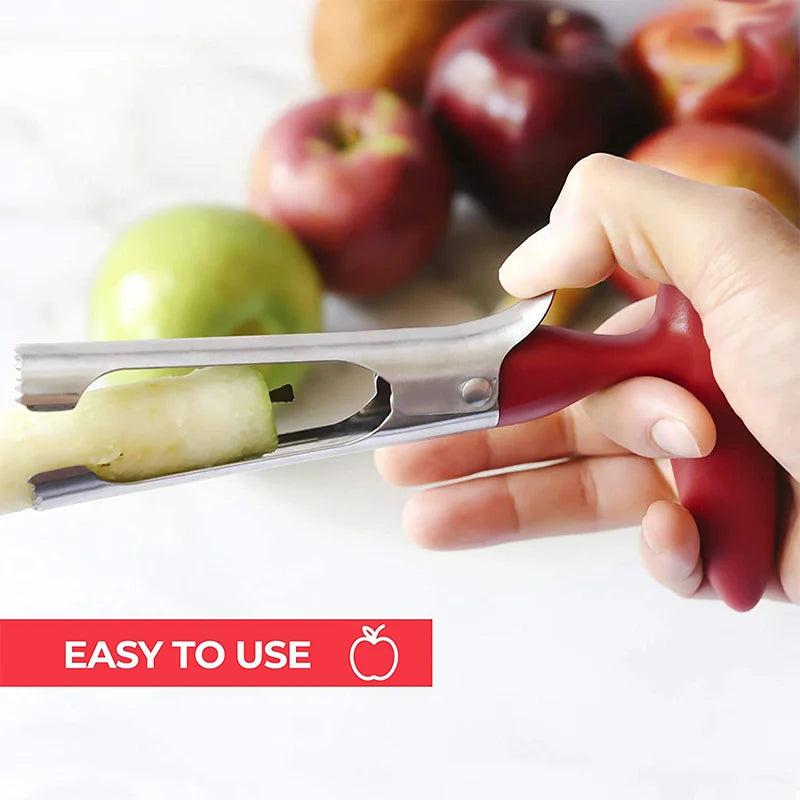 Stainless Steel Apple Corer - Premium Fruit Core Remover