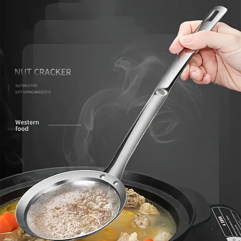 Oil Skimmer Spoon - Fat Separator for Frying and Cooking