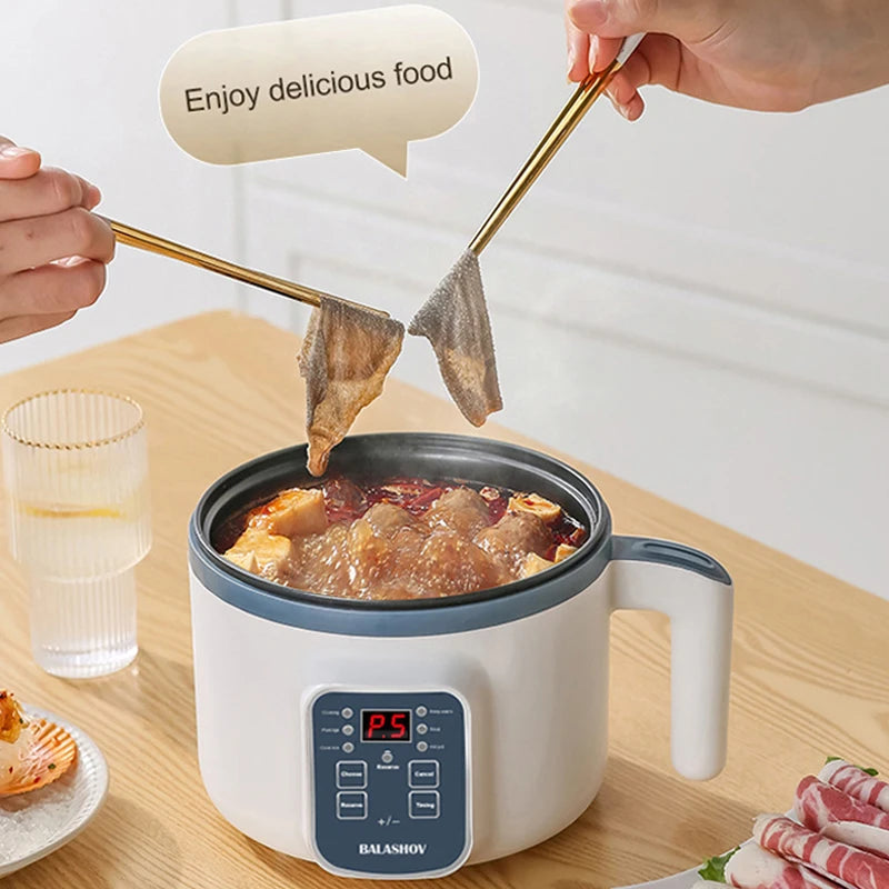 1.7L Electric Rice Cooker - Multi-Function Steamer Pot
