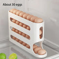 Automatic Rolling Egg Dispenser - 4-Layer Fridge Organizer