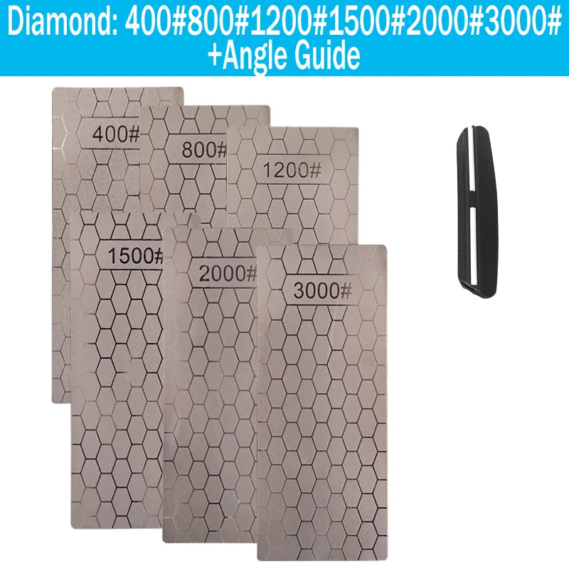 Diamond Knife Sharpening Stone - Whetstone Bar for Kitchen