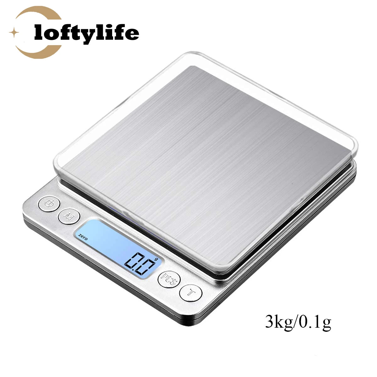 Precision Digital Kitchen Scale - 500g with 0.01g Accuracy