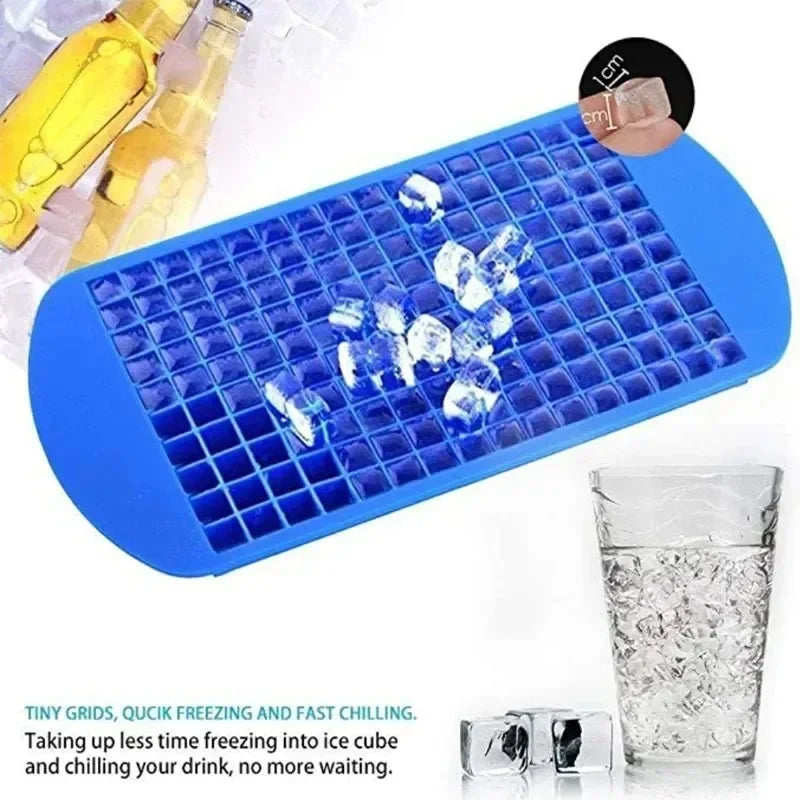 Large Ice Cube Tray - Jumbo Silicone Mold with Multiple Grids