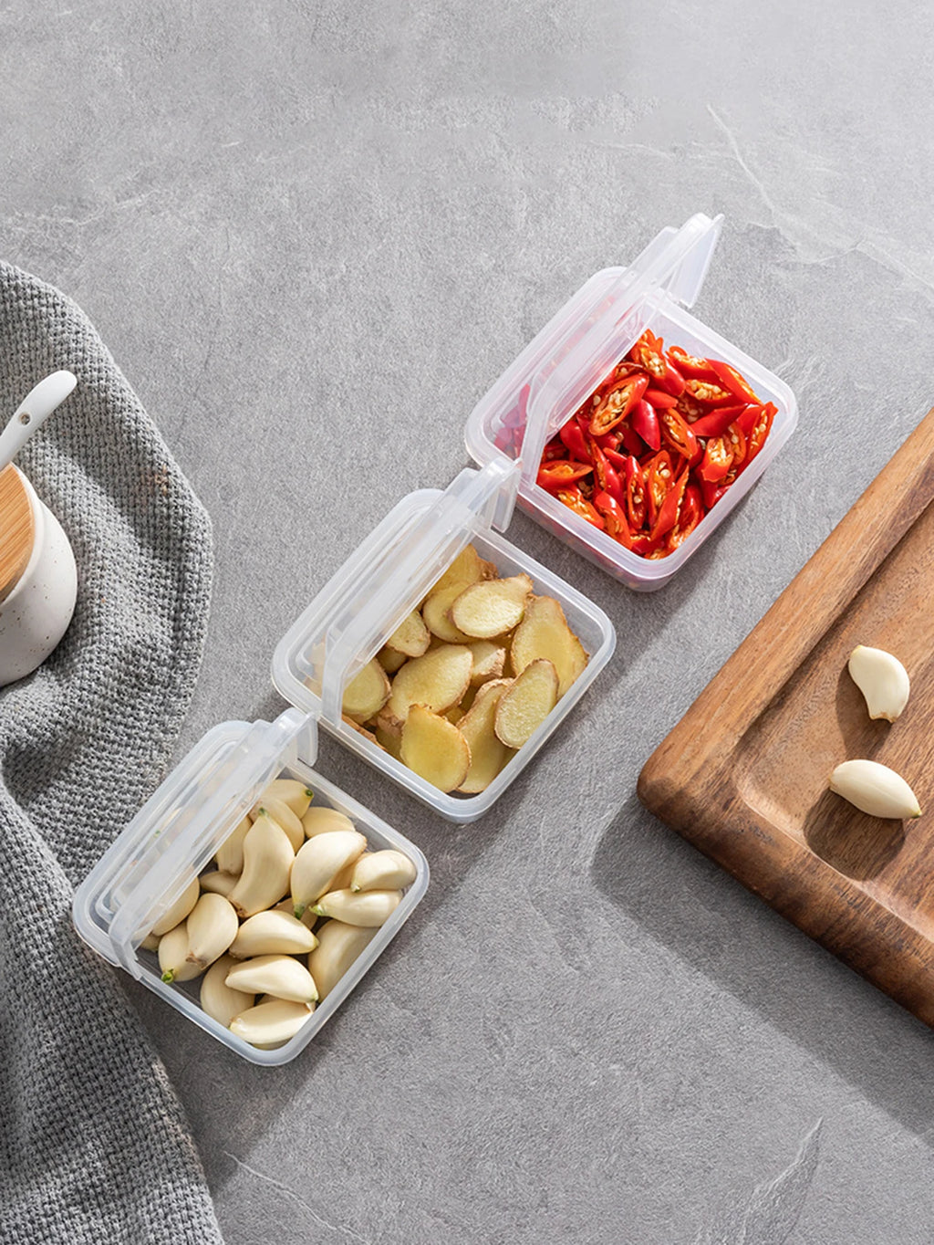 Freezer Storage Boxes Set - Small Fresh-Keeping Containers