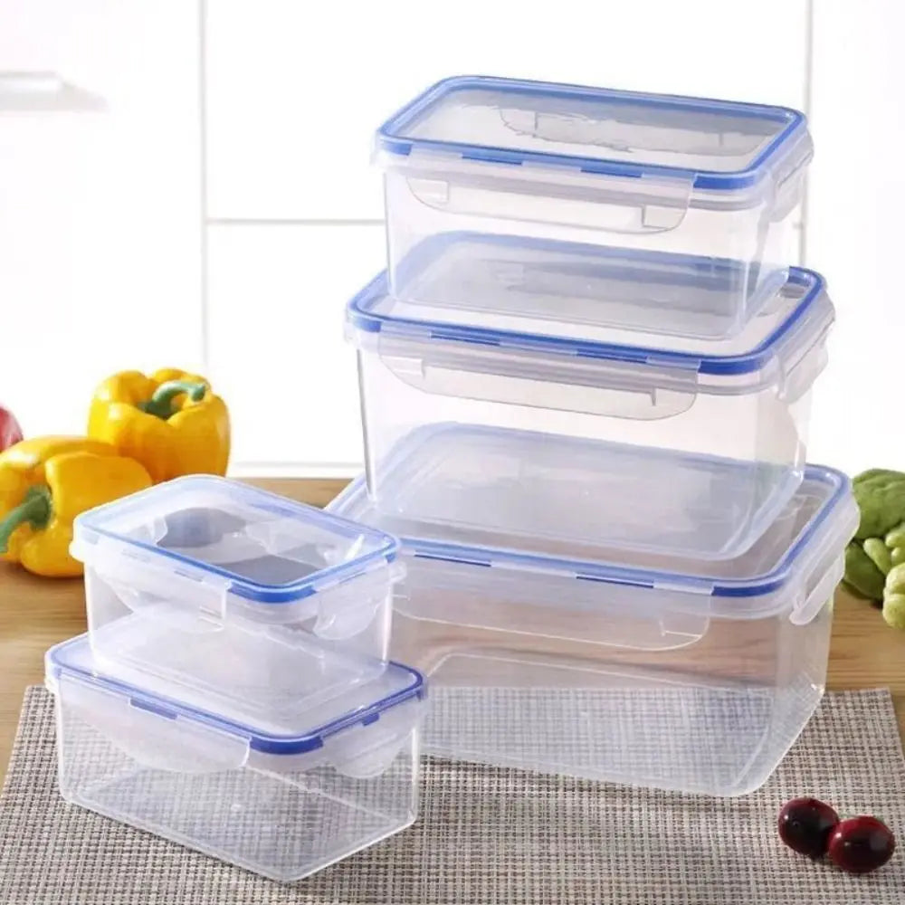 Refrigerator Storage Boxes - Fresh-Keeping Containers with Lids