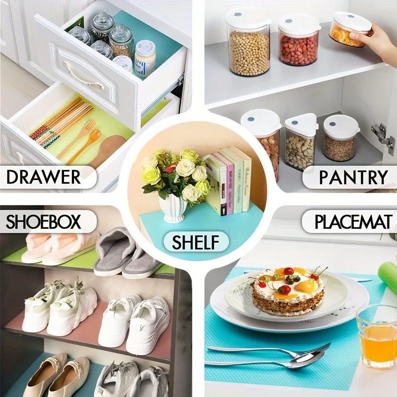 EVA Refrigerator Liner Mat - 4PCS Waterproof Anti-Oil Set