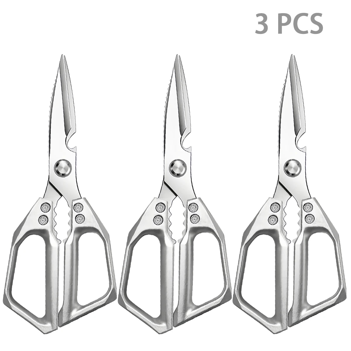 Stainless Steel Kitchen Shears - All-Purpose Food Scissors