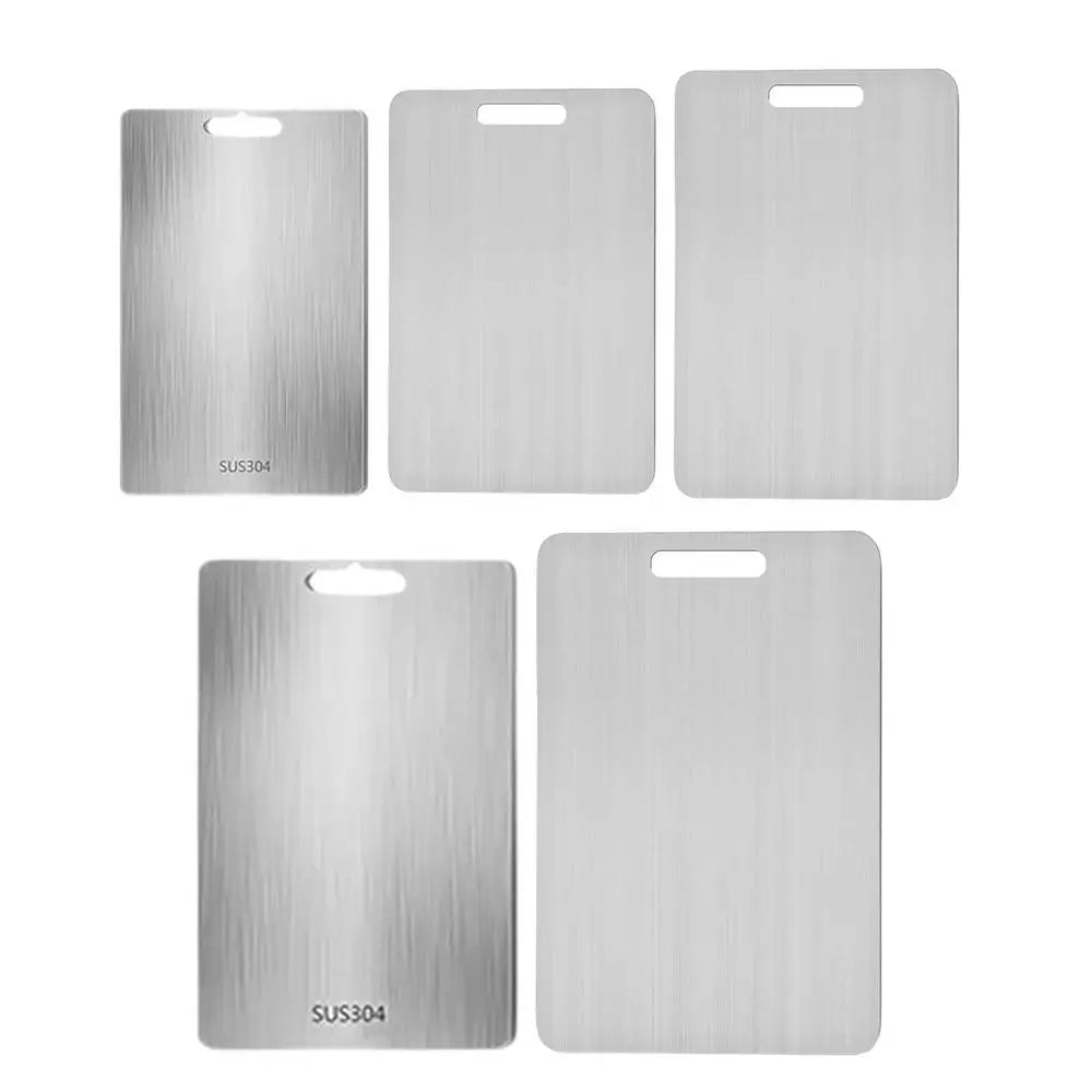 Stainless Steel Cutting Board - 304 Food-Grade Double-Sided