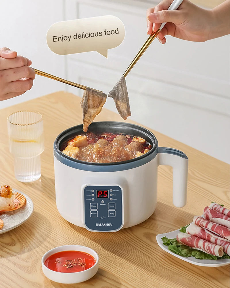 1.7L Electric Rice Cooker - Multi-Function Steamer Pot