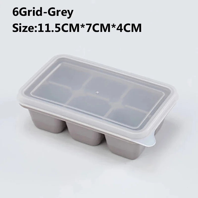Large Ice Cube Tray - Jumbo Silicone Mold with Multiple Grids