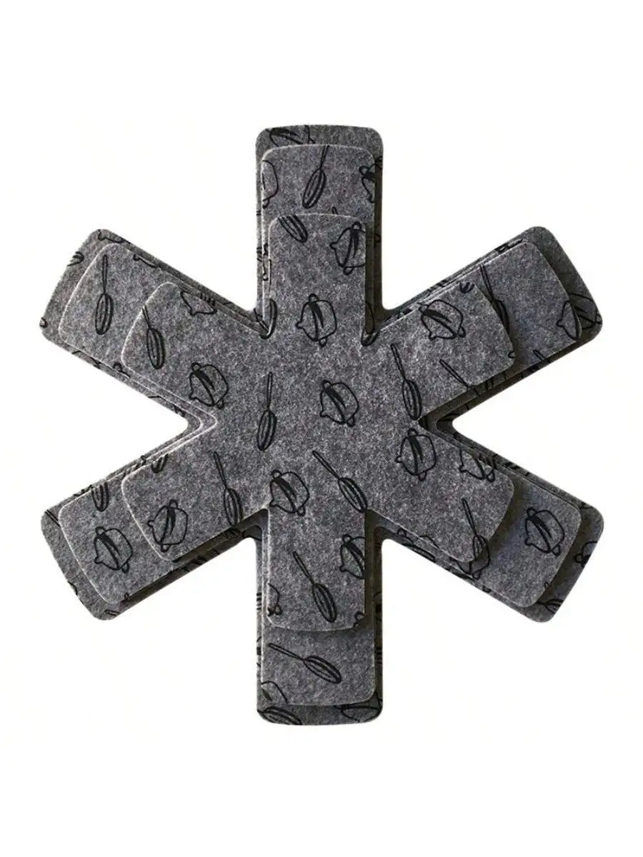 Heat-Resistant Felt Mats - 3PCS Non-Woven Pot Protectors