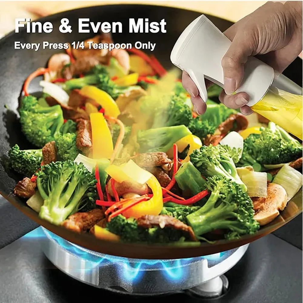 Oil Spray Bottle Set - Kitchen Cooking Dispenser for Olive Oil