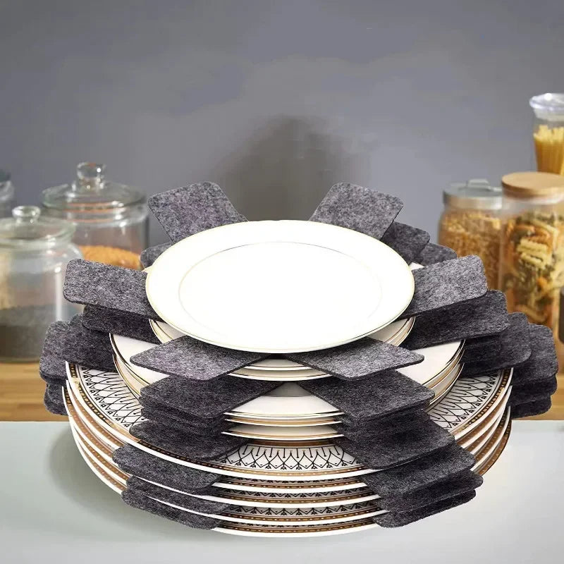 Heat-Resistant Felt Mats - 3PCS Non-Woven Pot Protectors