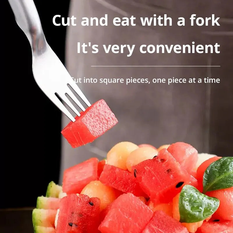 2-in-1 Watermelon Slicer - Portable Fork and Cutter Tool