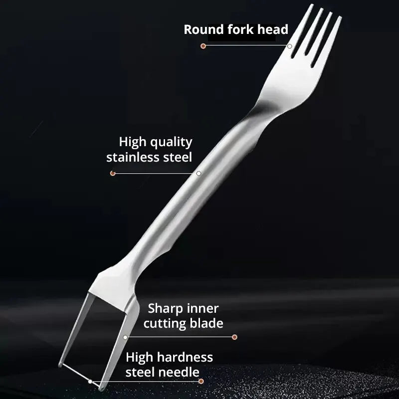 2-in-1 Watermelon Slicer - Portable Fork and Cutter Tool