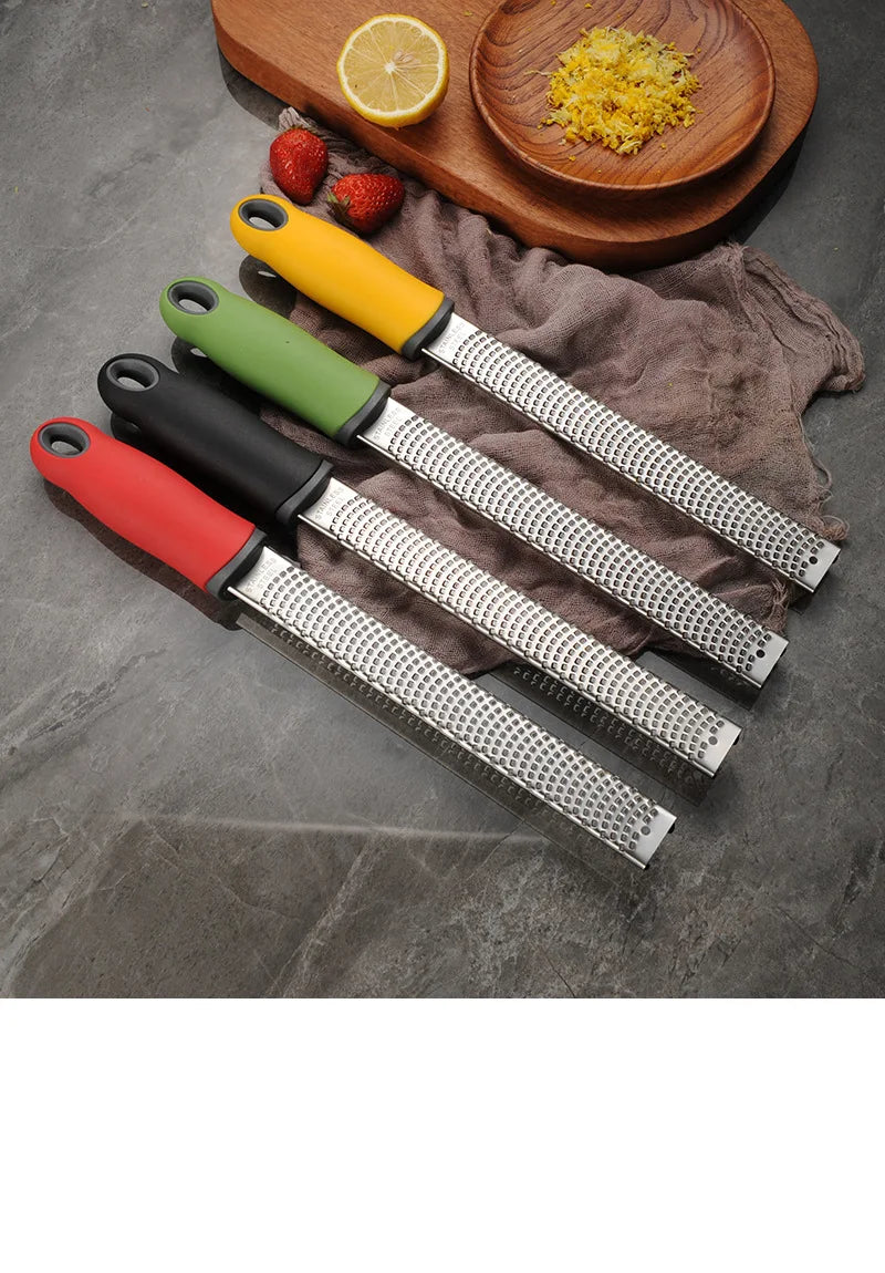 Stainless Steel Grater - Multi-Purpose for Cheese, Chocolate, Lemon
