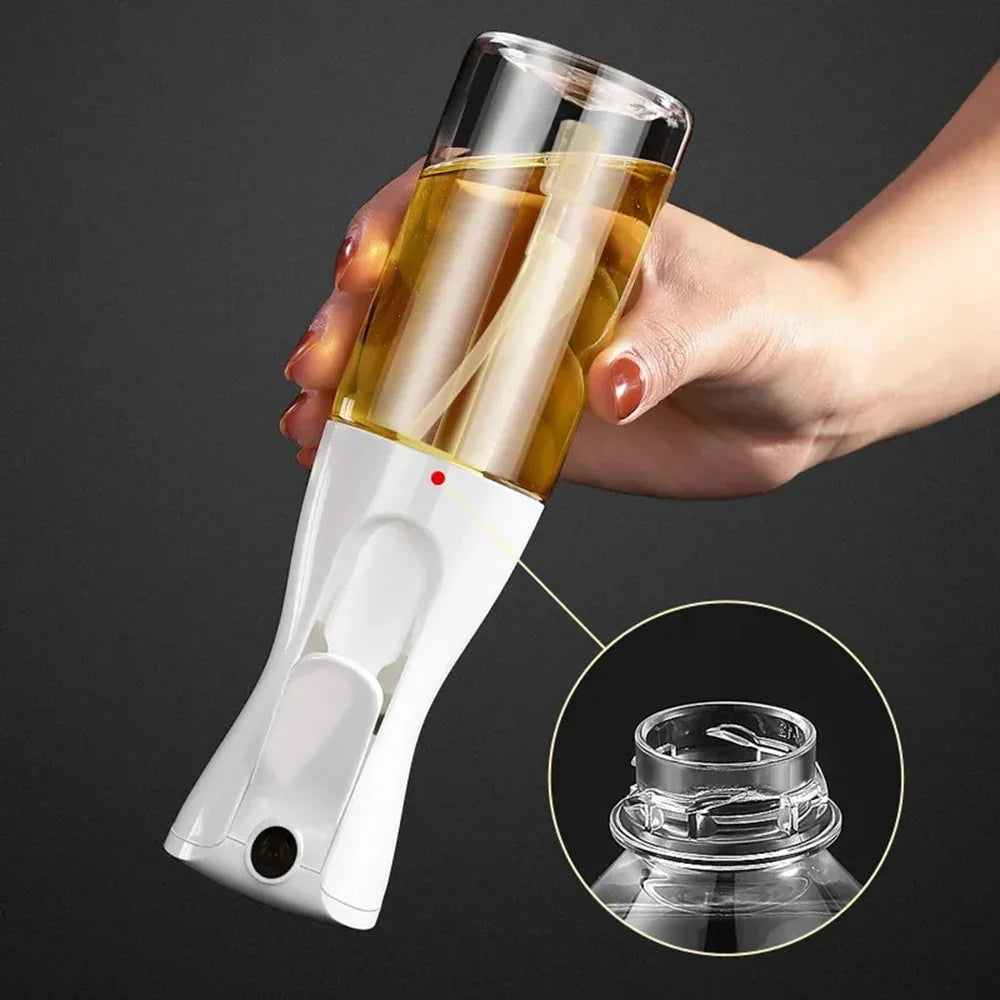 Oil Spray Bottle Set - Kitchen Cooking Dispenser for Olive Oil