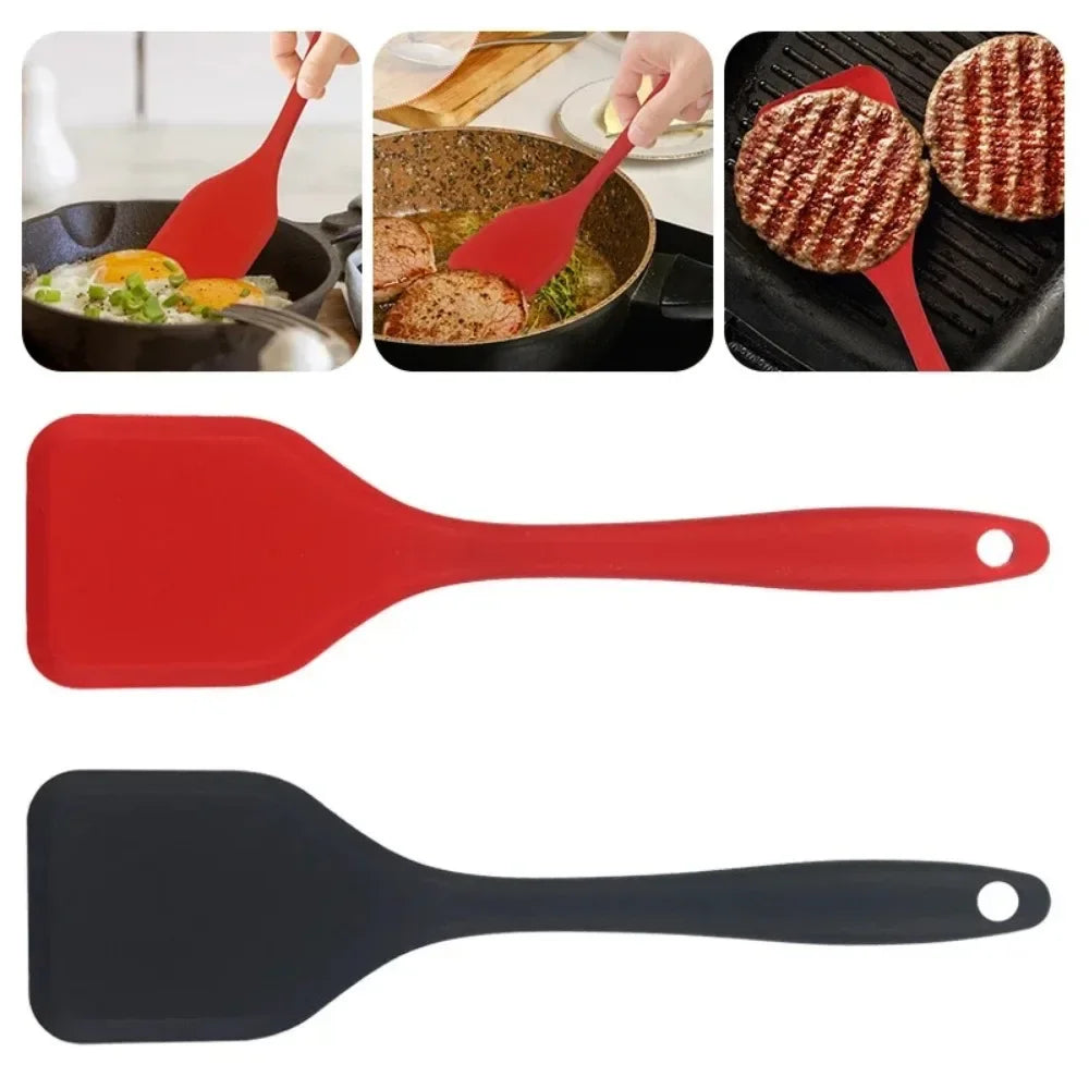 Silicone Cooking Spatula - Non-Stick Dense Shovel for Frying