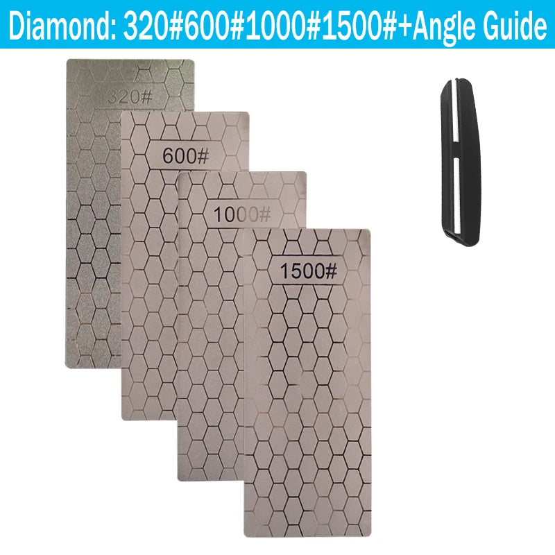 Diamond Knife Sharpening Stone - Whetstone Bar for Kitchen