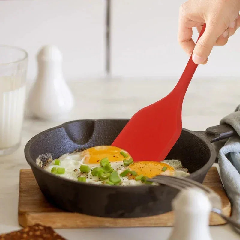 Silicone Cooking Spatula - Non-Stick Dense Shovel for Frying