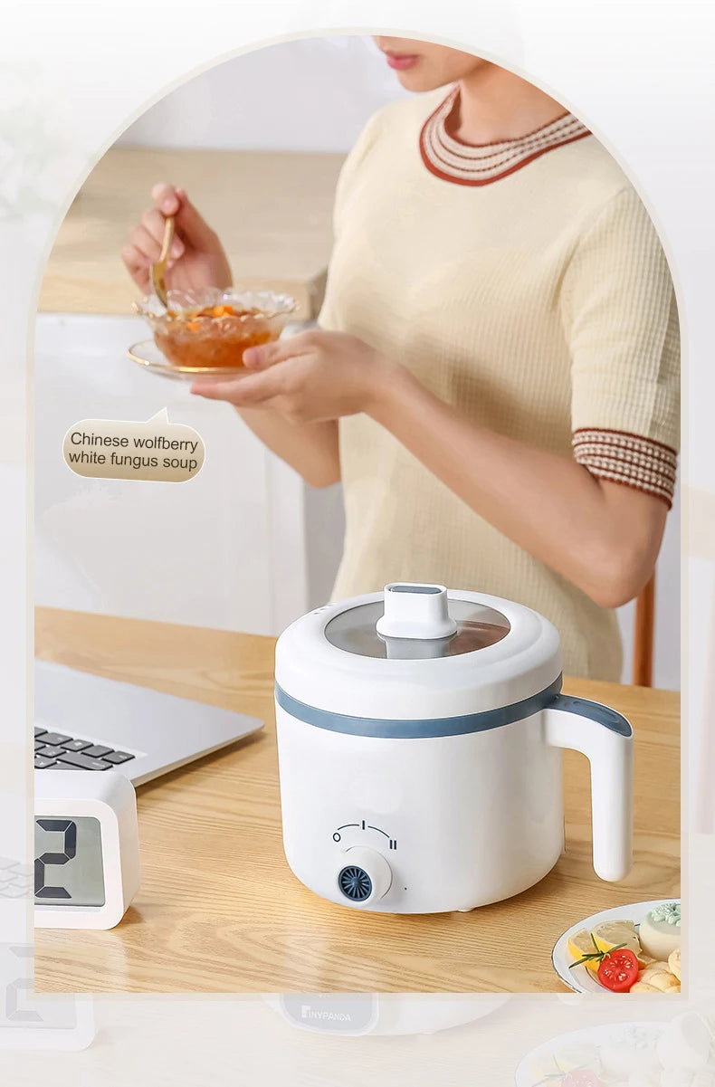 1.7L Electric Rice Cooker - Multi-Function Steamer Pot