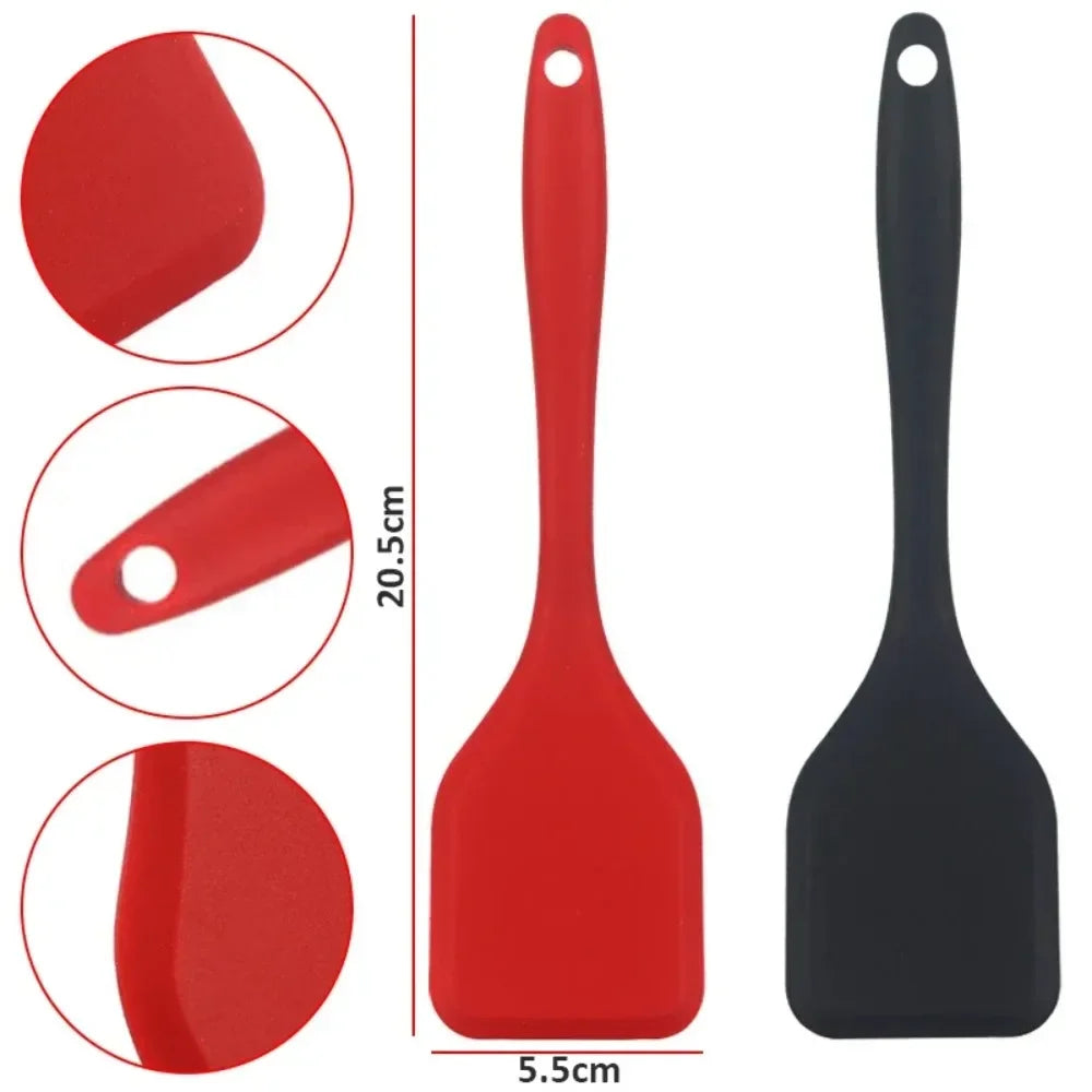 Silicone Cooking Spatula - Non-Stick Dense Shovel for Frying