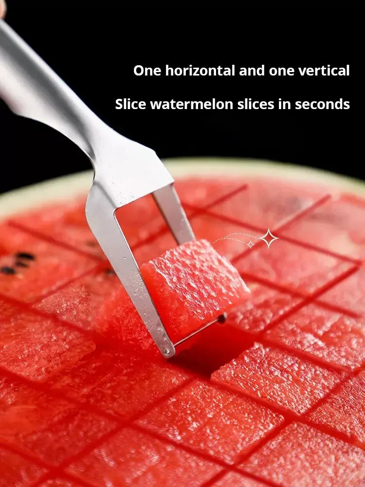 2-in-1 Watermelon Slicer - Portable Fork and Cutter Tool