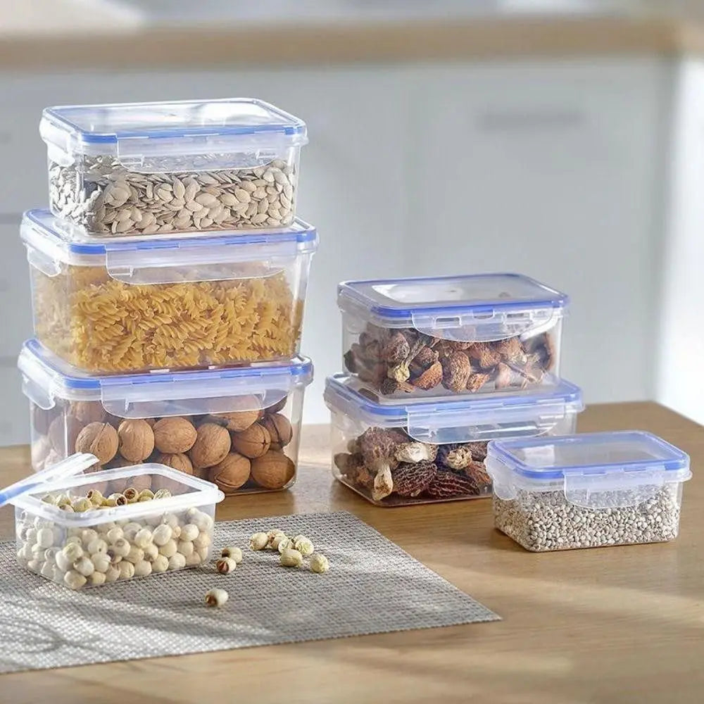 Refrigerator Storage Boxes - Fresh-Keeping Containers with Lids